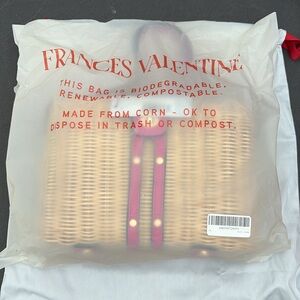 FRANCES VALENTINE The Holland Wicker Top Handle Satchel Bag